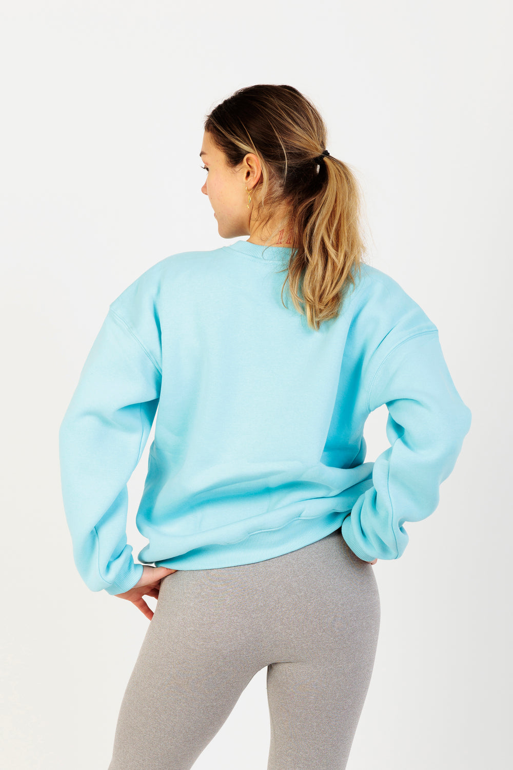 Charming Vogue Oversized Sweatshirt Unisex Blue